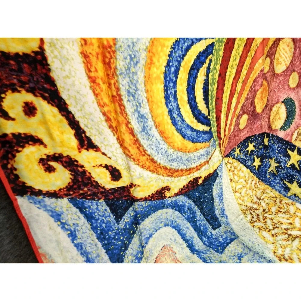 The Metropolitan Museum Of Art 100% Silk Scarf Signac Feneon Kaleidoscope Japan